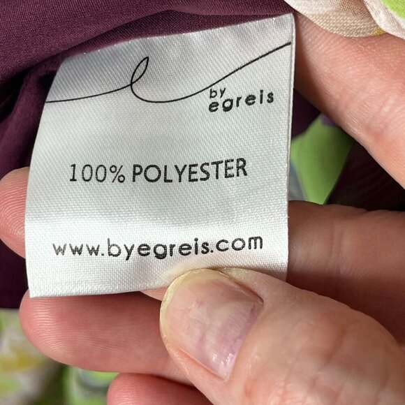 By Egreis Catalina Dress Green Floral Print Maxi Dress‎ Size XS - Picture 13 of 15